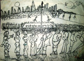 Sketch for Festival of the Sun